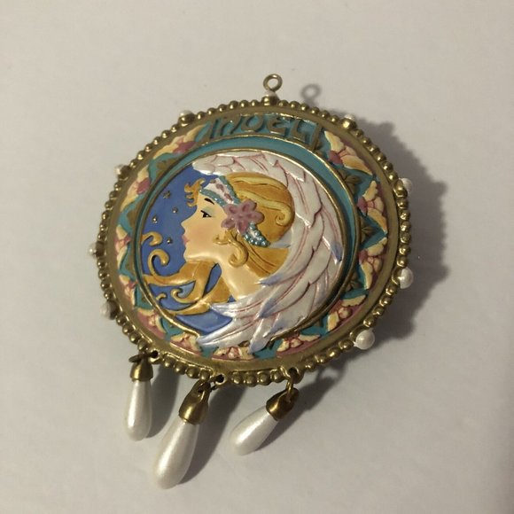 Carlton Heirloom Ornaments Angel Of The Season Pearls - Picture 3 of 4